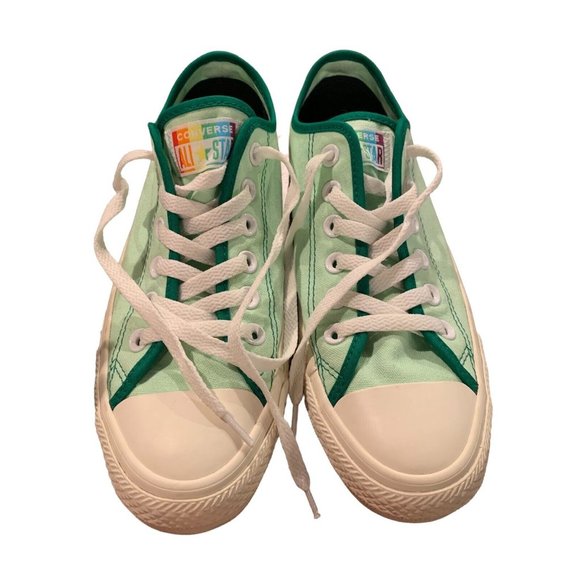 CONVERSE All Star Sea foam Green Low Tops Shoes Womens Size 7.5 Mens Size 5.5 - Picture 2 of 5